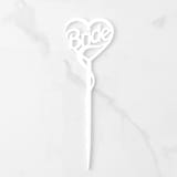 "Bride, Cocktails are Forever Stir Stick, Opaque White" - Stir Sticks in white by Em and Me Studio