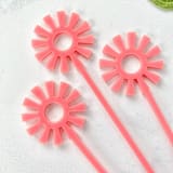 "Mid Mod Sun Stir Sticks - Pink (Set of 25)" - Stir Sticks in natural by Atomic Kraftworks