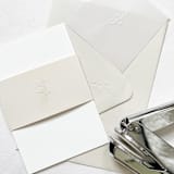 "Paper Embosser Design No.21 - Sweet Pea" - Embossers in silver by Jenny Sanders