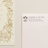 "SELF-INK 'Alpine Meadow' Address Stamp | Ground Espresso Ink Color" - Embossers in brown by Tara Grangroth