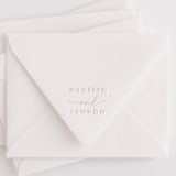 "Custom Couples Name Monogram Embosser" - Embossers in gray by Casey Harp