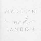 "Custom Couples Name Monogram Embosser" - Embossers in gray by Casey Harp