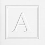 "Custom Single Letter Square Monogram Embosser" - Embossers in white by Casey Harp
