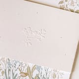 "Floral Embosser No. 1" - Embossers in gray by Tara Grangroth