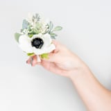 "Anemone Boutonnière" - Boutonnieres in pink by Bird of Paradise OS