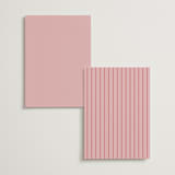"Mon Cheri" - Wedding Weekend Itinerary Cards in Cherry Blossom by Jenna Holcomb - Back of Card Options