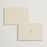 "Written in the Stars" - Wedding Weekend Itinerary Cards in Noir by Ani Somi - Back of Card Options