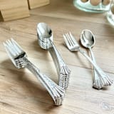 "Vintage Sterling Cutlery Dessert Duo | Patina" - Flatware in blue by Prêt-à-PartyNY