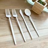 "Mod Cutlery | Old Barn" - Flatware in black by Prêt-à-PartyNY