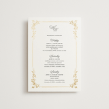 "Lake Como" - Wedding Weekend Itinerary Cards in Diamond by Kate Ahn - Front