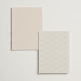 "Simple Seashell" - Wedding Weekend Itinerary Cards in Sand by Hannah Bowman - Back of Card Options