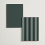 "Elegant Lillies" - Wedding Weekend Itinerary Cards in Forest by Stacey Meacham - Back of Card Options