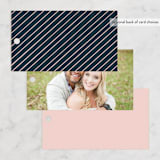 "Big City" - Wedding Favor Tags in Blush by Hooray Creative - Back of Card Options