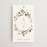 "Country Garden" - Wedding Favor Tags in Verdant by Susan Moyal - Front