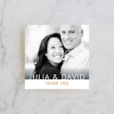 "Minimalist Display" - Wedding Favor Tags in Tangerine by Nam Bourassa - Front