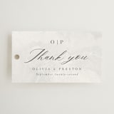 "Regent" - Wedding Favor Tags in Opal by Robert and Stella - Front