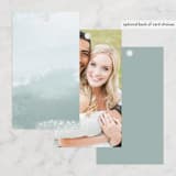 "Seaside" - Wedding Favor Tags in Seaglass by Rebecca Durflinger - Back of Card Options