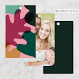 "Miami" - Wedding Favor Tags in Bird of Paradise by Ashley DeMeyere - Back of Card Options