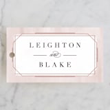"Forever Elegant" - Wedding Favor Tags in Mauve by Hooray Creative - Front