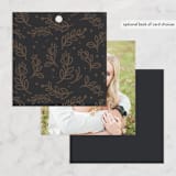 "Eternal Love" - Wedding Favor Tags in Dark Chocolate by Laura Bolter - Back of Card Options