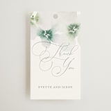 "Whispered" - Wedding Favor Tags in Springtime by Design Lotus - Front