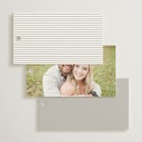 "Left Align" - Wedding Favor Tags in Silk by Kelly Schmidt - Back of Card Options