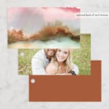 "Sedona" - Wedding Favor Tags in Desert Sands by Itsy Belle Studio - Back of Card Options