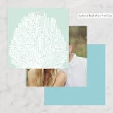 "Sea Crest" - Wedding Favor Tags in Turquoise by Kaydi Bishop - Back of Card Options