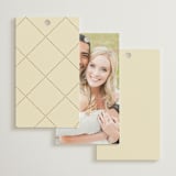 "Aatreya" - Wedding Favor Tags in Marigold by Pati Cascino - Back of Card Options