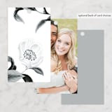 "la noce" - Wedding Favor Tags in Ink by Design Lotus - Back of Card Options