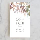 "Wesleyan Hill" - Wedding Favor Tags in Wildflower by Jennifer Wick - Front