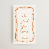 "Giardino" - Wedding Favor Tags in Flame by Pati Cascino - Front
