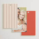 "Racquet" - Wedding Favor Tags in Verona Sunset by Megan Davis - Back of Card Options