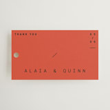 "Alaia" - Wedding Favor Tags in Verona Sunset by Blustery August - Front