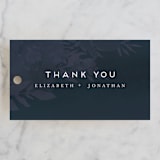 "Dash" - Wedding Favor Tags in Midnight by Grace Kreinbrink - Front