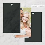 "Modern Squares" - Wedding Favor Tags in Flamingo by FRANI - Back of Card Options