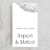 "Forever" - Wedding Favor Tags in Ink by Blustery August - Front