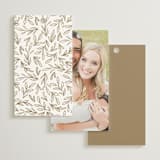 "Chic Monogram" - Wedding Favor Tags in Porcelain by Mansi Verma - Back of Card Options