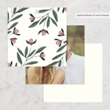 "Wreath of Laurels" - Wedding Favor Tags in Ivory by Chris Griffith - Back of Card Options