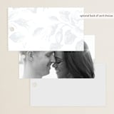 "Beloved" - Wedding Favor Tags in Graphite by Design Lotus - Back of Card Options