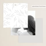"Gilded Leaves" - Wedding Favor Tags in Classic White by Kelly Schmidt - Back of Card Options