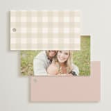 "July Garden" - Wedding Favor Tags in Petal by Olivia Kanaley Inman - Back of Card Options
