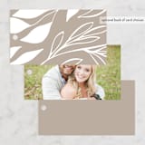 "Mystique" - Wedding Favor Tags in Linen by Ashley Rosenbaum - Back of Card Options