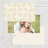 "Warner" - Wedding Favor Tags in Emerald by Carrie ONeal - Back of Card Options