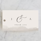 "ridge" - Wedding Favor Tags in Natural by Kate Ahn - Front