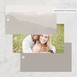 "ridge" - Wedding Favor Tags in Natural by Kate Ahn - Back of Card Options