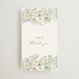 "Floral Arch" - Wedding Favor Tags in Greenery by Phrosné Barwood - Front