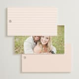 "Story Line" - Wedding Favor Tags in Petal by Kimberly FitzSimons - Back of Card Options