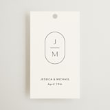"Picture Perfect" - Wedding Favor Tags in Opal by Jennifer Postorino - Front