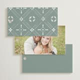 "Breathe" - Wedding Favor Tags in Linen by Jennifer Postorino - Back of Card Options